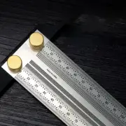 1pc High-precision T Type Square Ruler Woodworking Aluminum Alloy Scriber To-b