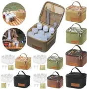 Separable Spice Storage Bag Built-in Mesh/Side Pocket Spice Kit 100ml Bottle