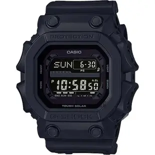 CASIO 卡西歐 G-SHOCK 經典軍事風情侶手錶 對錶(GX-56BB-1+DW-5600MS-1)