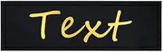 2 PCS Pet Harness Custom Tag K9 Dog Harness Collar DIY Tag Sticker Personalized Dog Name Phone Number Tag Dog ID Name Tag Pet Supplies,F,11 X 3 Cm