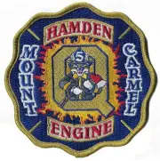 Hamden, CT Mount Carmel Engine 5 NEW Fire Patch !!