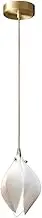 CJLWSLCO White Flower Buds Single Head Ceramic Pendant Lightled Bedroom Living Room Dining Room Bedside Decoration Hanging Lamp LEDE14 Light Source Chandeliers Modern Simple Home Lighting Fixtures Ind