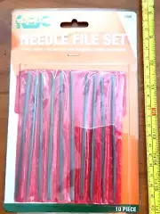 10X Mini Needle File files Set For Metal Jeweler Wood Carving Craft 3mmX140mm