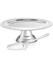 Godinger Revere Cake Stand with Server