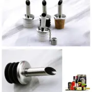5 Pcs Oil Bottle Stopper Pours for Alcohol Olive Pourer Spouts