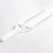 Crystal Clear Tuning Fork, for DNA Healing, Chakra, Sound Therapy, Keep Body, Mind and Spirit in Perfect Harmony, 30mm Diameter(C Note)
