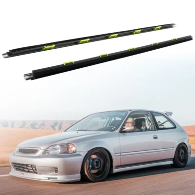 For HONDA Civic Coupe 2DR EJ6 EJ7 EJ8 EJ9 Window Glass Seals Door Belt Strip NEW (for: Honda Civic)