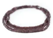 Amethyst Purple Matte Glass Seed Beads 3mm 24 Inch Strand