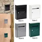 Wall Mounted Locking Drop Box Mailbox with Slot for Envelopes Magazines