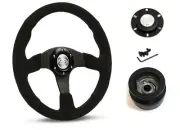 SAAS Steering Wheel D1-SWB-RS & boss for Subaru Sambar Van 4th GEN 1982-1990