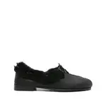 [Hereu] Hereu Fur-trimmed Leather Loafers 38 IT BLACK