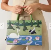 Radley London Scottie Into The Woods Medium Top Zip Bag Purse Handbag NWT