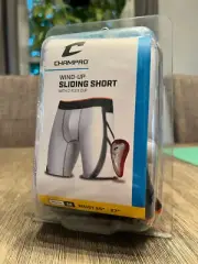 Champro Wind-Up Youth Baseball Padded Sliding Short w/ C-Flex Cup - Youth Medium