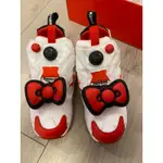 全新REEBOK INSTA PUMP FURY 運動 女鞋 HELLO KITTY 聯名 充氣 白 紅