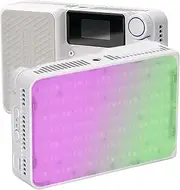 Amaran Ace 25c On-Camera Video Light,25w CCT 2300K-10000K RGB Pocket Light Support APP Control,Rechargeable PD Fast Charging for TikTok, Content Creator, Photographer,Outdoor Photography(White)