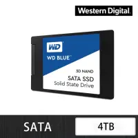 在飛比找momo購物網優惠-【WD 威騰】藍標_4TB SATA TLC 固態硬碟(讀：