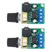 Adjustable Volume LM386 Mini Audio Power Amplifier Board DC3~12V Module 2 Pack