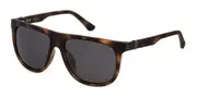 Police SPLN33E BEYOND LITE 5 Polarized 878P Men's Sunglasses Tortoiseshell Size 59