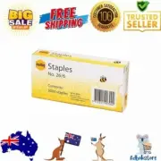 Marbig 90300 Staples no. 26/6 Box 5000pcs Heavy Duty Office Stapler Refill