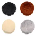 Solid Color Warm Wool Round Cushion Stool Pad Thickening Dining Chair Cushio BAZ