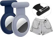 Airtag Hidden GPS Tracker,Airtag for Kids,Elderly,Pet,Clothing,Safer Than Airtag Watch,Airtag Keychain,and Airtag Necklace. (Navy Blue&Blue)