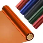 16 in x 100 ft Orange Cellophane Wrap Roll, Transparent Orange Cellophane