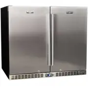 Schmick Stainless Solid 2-Door Bar Fridge - SK206-SD