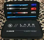 NEW HK Army Autococker Threaded LAZR Barrel Kit w/ Colored Inserts - Dust Blue