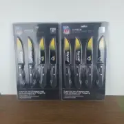 Two Set of Four NFL Jacksonville Jaguar Steak Knives thesportvault