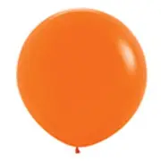 Fashion Latex Balloons 2 Pack - Orange - 90cm