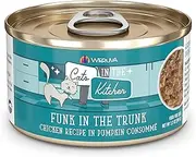 Weruva Cats In The Kitchen, Funk In The Trunk With Chicken In Pumpkin Consomme Cat Food, 3.2Oz Can (Pack Of 24)