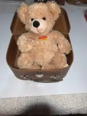 Steiff Lotte Teddy Bear in Suitcase - Brown.