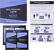 Gay Sex Positions Game - Kinky Sex Board Game for Gay Couples – Cards can Also be Used as Sex Coupons