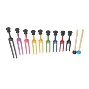 Tuning Forks Set Aluminum Alloy Vibration Time Resonant Tuning Fork Wit HR6