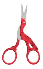 Stork 3 1/2 Inch Scissors Red