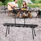 Extendable Igt Combination Table Sturdy for Outdoor Backyard Family Reunions