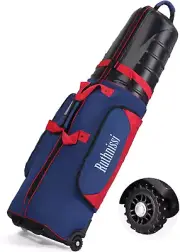 Ruthnissi Golf Travel Bags for Airlines with Strong Wheels and Hard Case Top,...