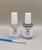 Acrylic Clearcoat and/or Primer in Touch up bottle with free fine brush