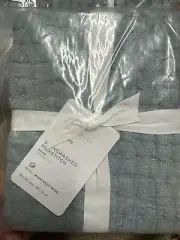 Pottery Barn Stonewashed Pickstitch standard Sham multiples available sky blue