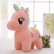 Unicorn Plush Toy - Light Pink