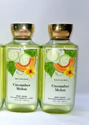 2 Cucumber Melon Shower Gel Bath & Body Works 10 fl oz