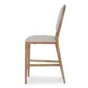 Set of 2 - Lula 65cm Bar Stool - Light Beige