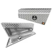 940 x 230 x 400mm Aluminium PAIR Ute Toolbox Truck Under Body Tray Tool Box