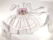 Julie Good Kruger – Adorable Embroidered Pinafore - New out of package