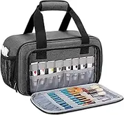 Travel Art Bag, Artist Bag Art Travel Case Organizer, Organization and Storage with Pockets Large Capacity Storage Organizer for Craft Supplies Paint Brushes Scrapbooking