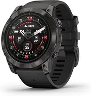 [Garmin] Epix Pro (Gen 2) Sapphire Edition 51mm - Carbon Gray DLC Titanium with Black Silicone Band