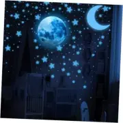 Glow in The Dark Stars for Ceiling -pcs w/Moons + Ebook for Ceiling 1050