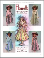 "Fleurette" Fashion Pattern for Kish Chrysalis Dolls
