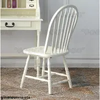 在飛比找蝦皮商城精選優惠-熱銷 免運 餐桌椅 歐式實木 復古椅 鐵藝  橡木溫莎椅Vi