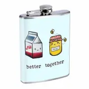 Better Together Em10 Flask 8oz Stainless Steel Hip Drinking Whiskey
